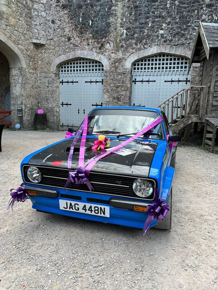 Ford Escort MK2 Rally Car at Gwrych Castle